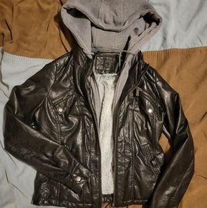 *SOLD* Faux leather jacket